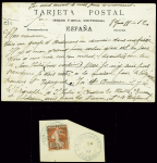 France n°138 obl CAD bleu "San Julia de Loria Ando