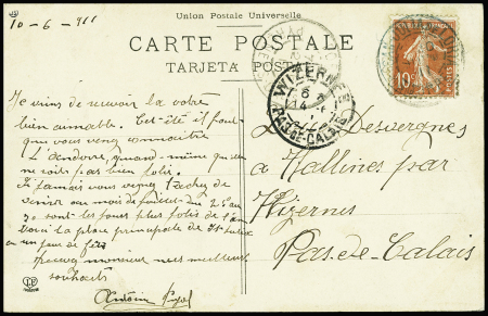 France n°138 obl CAD bleu "San Julia de Loria Ando