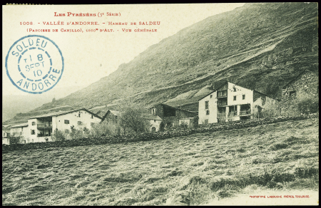 France n°137 sur CP Labouche n°1008 (hameau de Sol