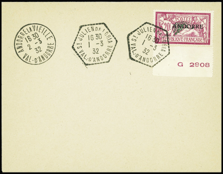 23 env (n'ayant pas voyagé), chacune AFF d'un timb