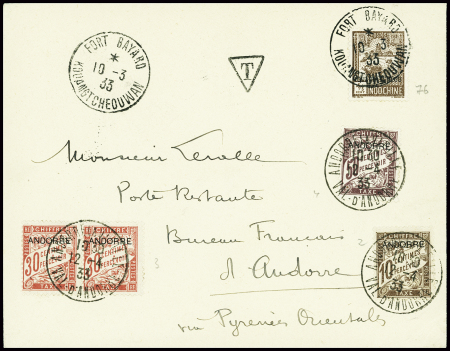 Kouang Tcheou n°26 obl CAD "Fort Bayard Kouang Tch