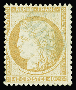 N°38 40c orange obl GC 5088 Ineboli, TB. Signé A.B