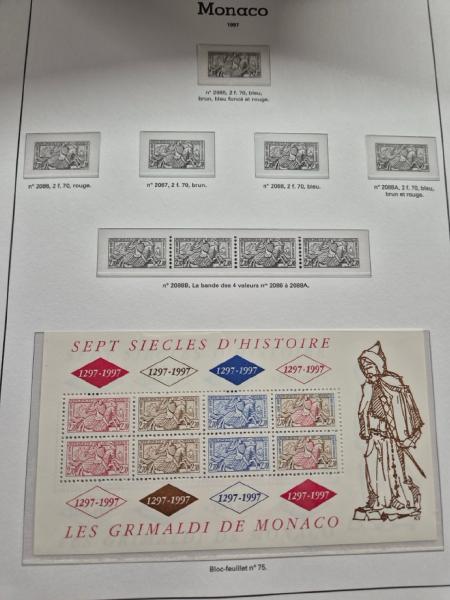 1986-2019, plusieurs collections en albums, en neuf,