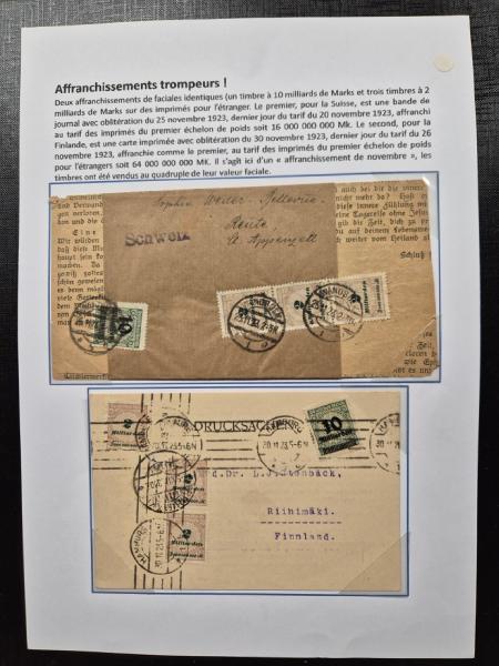 1923 INFLATION Period, Exhibition collection displaying