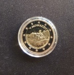 2015, 2 euros de Monaco en frappe Belle Epreuve BE,
