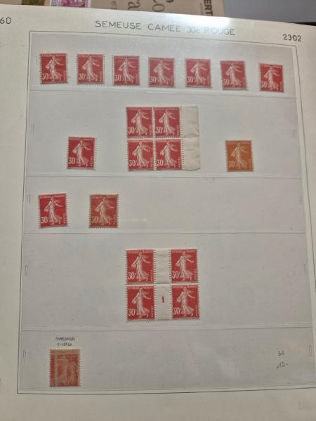 1903-1937, étude sur les Semeuses avec diverses et nombreuses