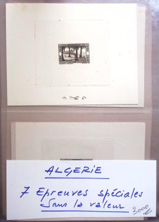 1930-1939, Lot rare d'Algérie avec 53 épreuves de luxe