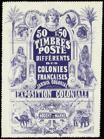 VIGNETTE Grand format 50 Timbres-poste différents des