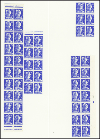 N°1011B Marianne de Muller 20f bleu, 25 exemplaires