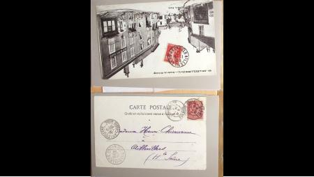 HAUTE-SAONE 1900-1985, env. 400 lettres/CPA avec cachets