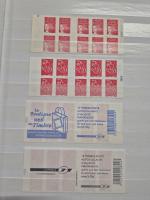 1958-2024, Lot de faciale en classeurs, dont carnets