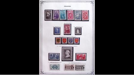 Année complète 1944/1959 collection du n°599 à 122