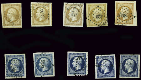 N°13 et 14, 5 exemplaires de chaque choisis pour leur