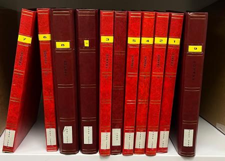 1974-2007, Ensemble de timbres neufs en onze classeurs,