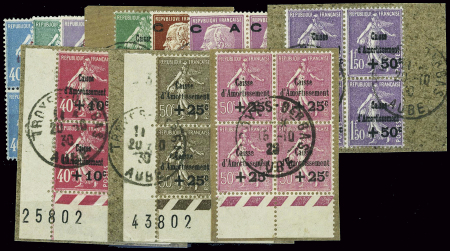 N°246/47, 249, 251, 253/55, 266/68, séries de Caisse