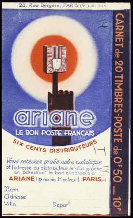 N°283-C22 carnet avec date 14.6.35 et numéro S. 358,