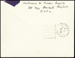Lettre en franchise avec CAD "Bureau central naval