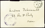 Lettre en franchise avec cAD "Poste navale" (23.5.