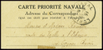 Petite carte de priorité navale avec CAD "Lorient 