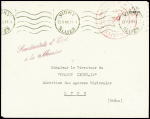 Lettre en franchise avec obl mec de Vichy (1941) +