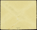 Lettre en franchise avec cachet violet avec ancre 