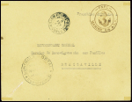 Lettre en franchise de Pointe noire (1942) avec ca