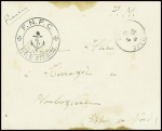 Lettre en franchise avec CAD "Poste navale" (1945)