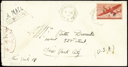 USA PA n°26 avec petite surcharge "RF" type 3 de C