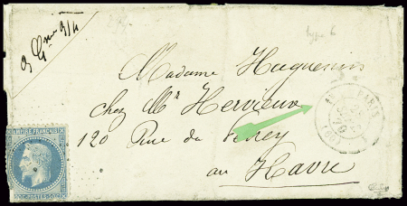 N°29 obl étoile muette + rare CAD de rayon "1e Par