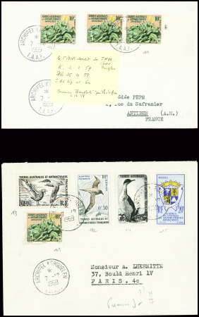 6 lettres (dont 1 recommandée de Kerguelen) (1959)