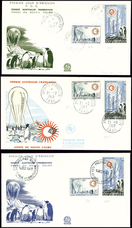 8 lettres de 1963 - 1964 avec bons AFF dont n°21 +