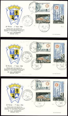 TAAF n°20 + 21 + PA7 : 23.2.1964 (1) et 24.2.1964 