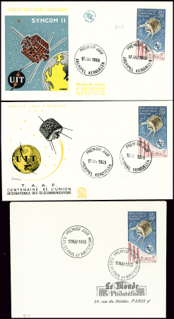 TAAF Pan°9, 30F centenaire UIT sur 5 lettres dont 