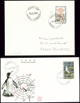 19 lettres de 1968 dont 2 FDC diff avec TAAF n°24,