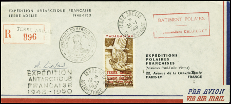 TAAF PA n°1 obl Terre Adélie (15.2.1949 et 20.1.19