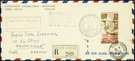 TAAF PA n°1 obl Terre Adélie (20.1.1950 seul) sur 