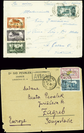 2 lettres de casablanca (1929) et Meknie (1928) po