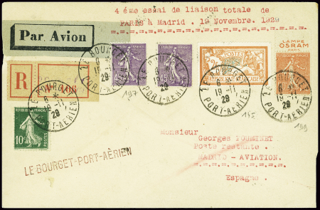 N°159 + 197, 2 pièces + 145 + 199, obl CAD "Le Bou