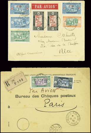 5 lettres par avion Sénégal - France (1926 - 1932)