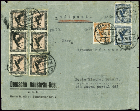 Allemagne PA30 en paire + PA31 + PA32, 3 pièces, o