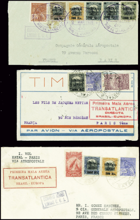 3 lettres Brésil - France : Rio - Paris 1 / 14.3.1