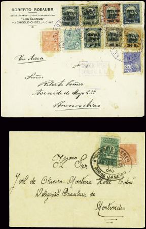 4 lettres du Brésil pour Buenos Aires, Montevideo,