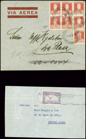 5 lettres d'Argentine : Puerto - Madryn (Trelew) (