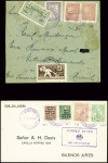 2 lettres du Paraguay : 2.1.1929 Asuncion - Buenos