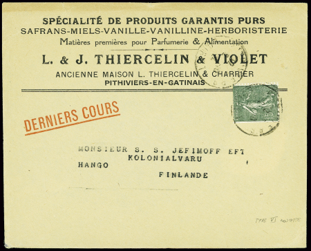 N°130f type VI de roulette, obl Pithiviers Loiret 