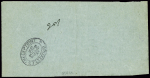 N°140, 2 pièces obl Lille (1909) sur télégramme re