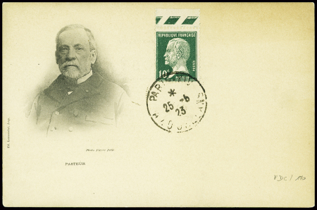 N°170, 10c Pasteur vert obl Paris XIV av. d'Orléan