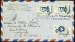 Madagascar n°312 + 314 en paire obl CAD "S.Paul et