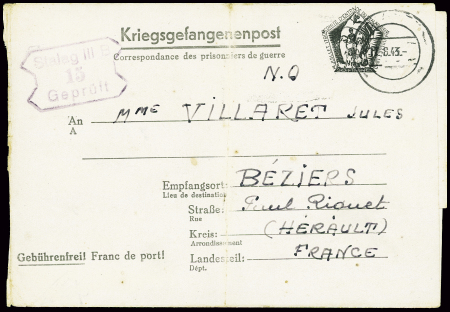 Formule du Stalag IIIB avec figurine noire trapezo