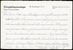 Postkarte du Stalag IIIA avec figurine noire 20F m